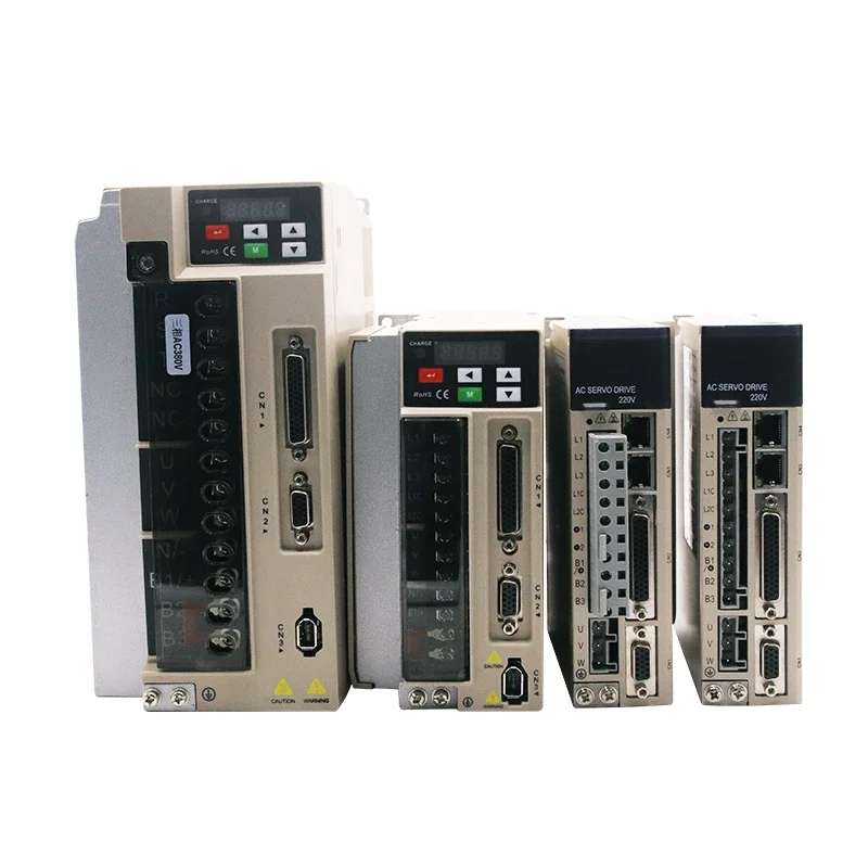 مصنع محرك Siheng 130 مم دلتا 2Kw 220V 7.7nm محرك سيرفو يعمل بالتيار المتردد وسائق لآلة اللف