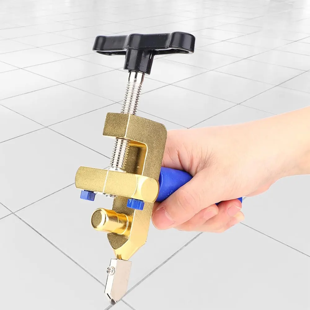 

Multifunctional glass cutting tool, 3-15mm thickness manual tile hole saw cutting tool kit for cutting glass, tiles, mirrors.