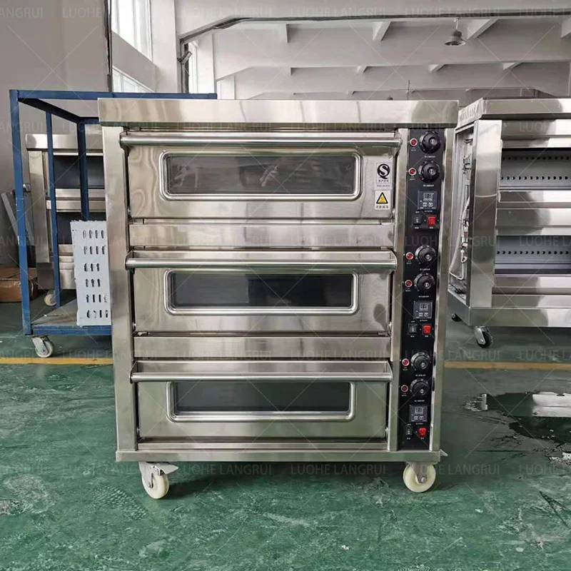 

Baking Machine Equipment Portable Steam Single Deck Commercial Electric Bread Cake Pizza Bakery Oven Prices