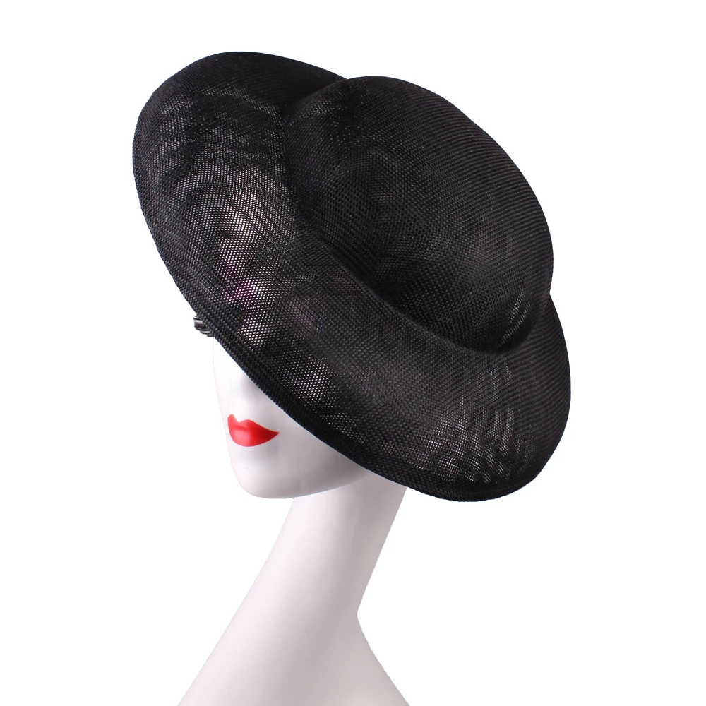 Fascinator Hat Base 30CM Millinery Form For Womens Wedding Bride Church Party DIY Hair Accessories Ladies Derby Headpiece Caps