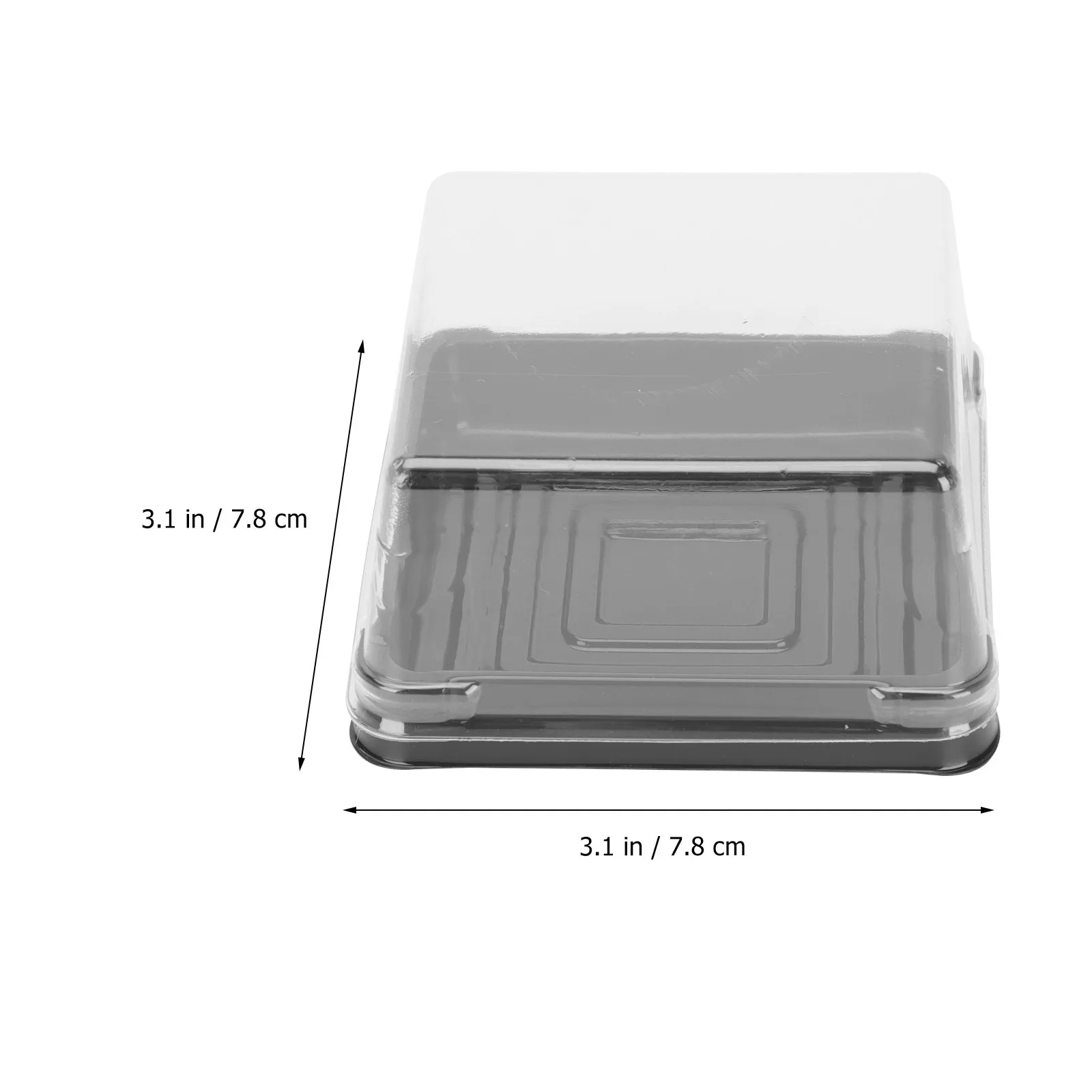 

50Pcs Transparent Moon Cake Blister Boxes Clear Dessert Containers Multi-Functional Home Store Use Protective Sealing