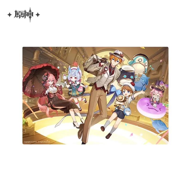 

Официальный подлинный коврик GenshinImpact 2024, серия «Настольный коврик» в стиле аниме, периферийный подарок