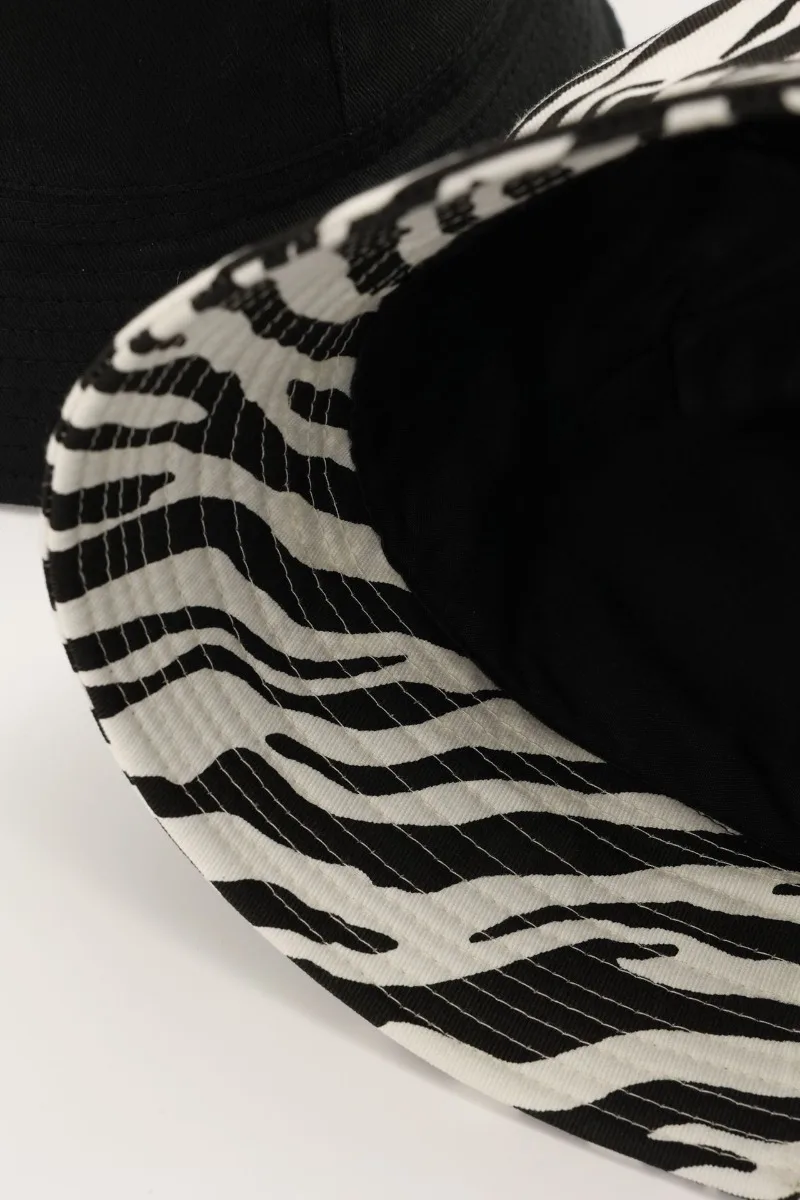 Koreanischer doppelseitiger gestreifter Bucket Hat für Damen, Sommer- und Herbst-Kuppelhut, vielseitiger Flip-Brim-Matrosenhut, achteckiger Baskenmützenhut – Detail 8