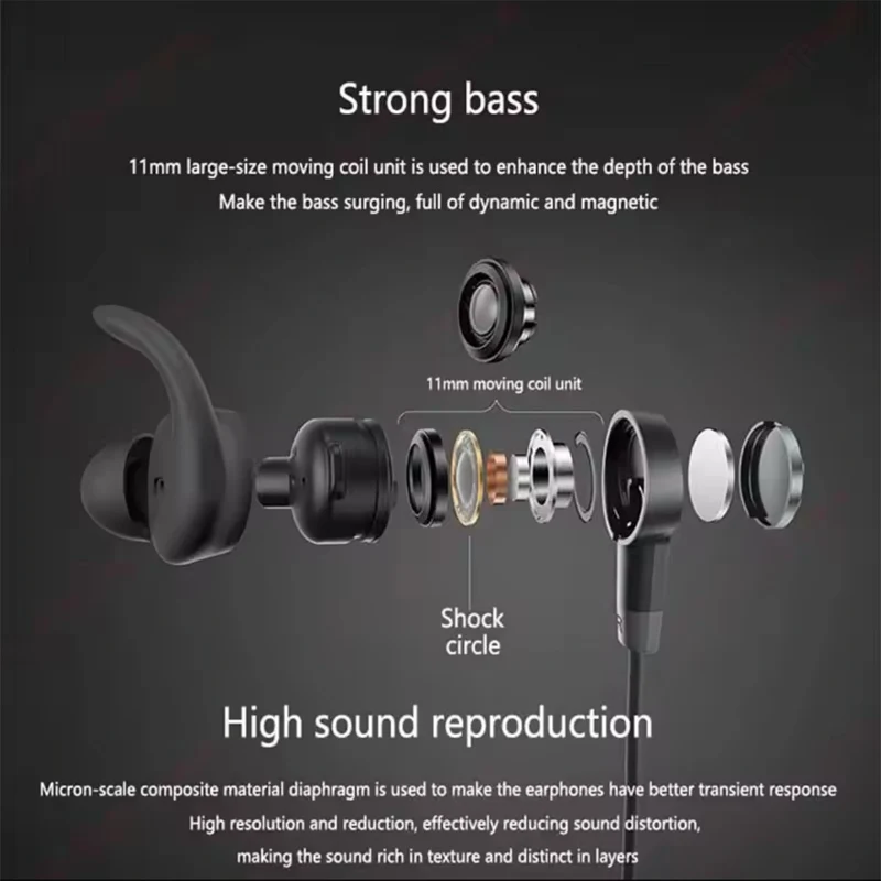 New Honor XSport AM61 Earphone Bluetooth Wireless Connection with Mic Headset In-Ear Style Charge Easy Headset for Android iOS