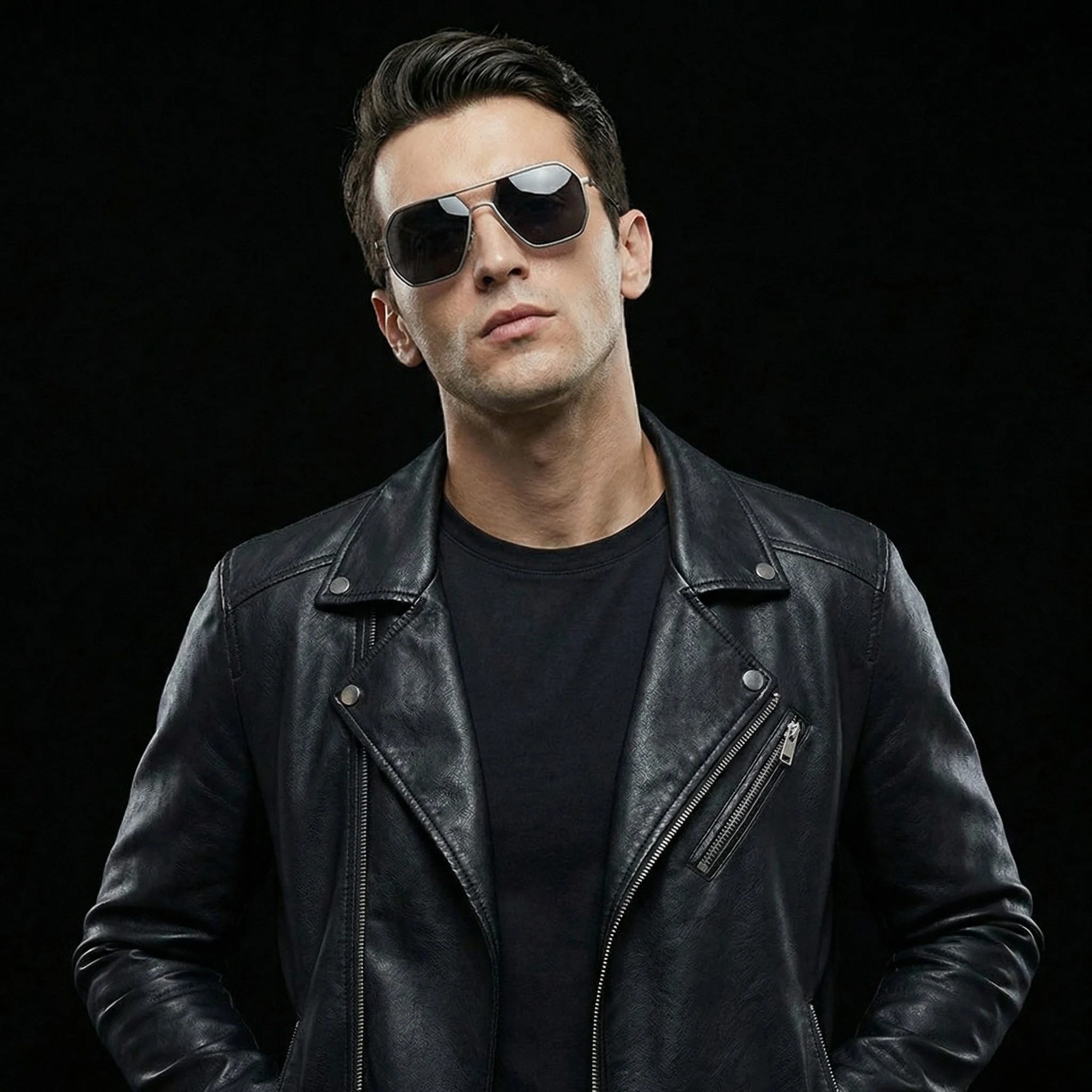 Fashion Gradient Sunglasses for Men Big Frame Pilot Sun Glasses Design Anti-reflective Lunette De Soleil Homme UV400