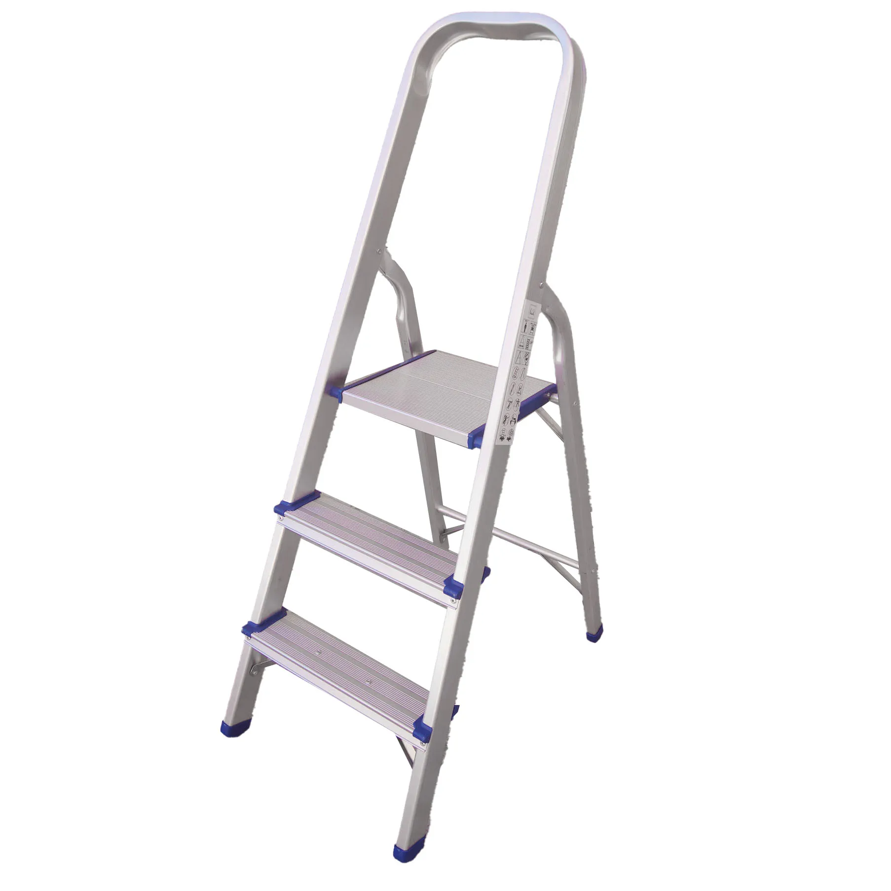 

Прямая трехступенчатая складная лестница от производителя для ежедневного домашнего использования, удобная переноска, современный дизайн