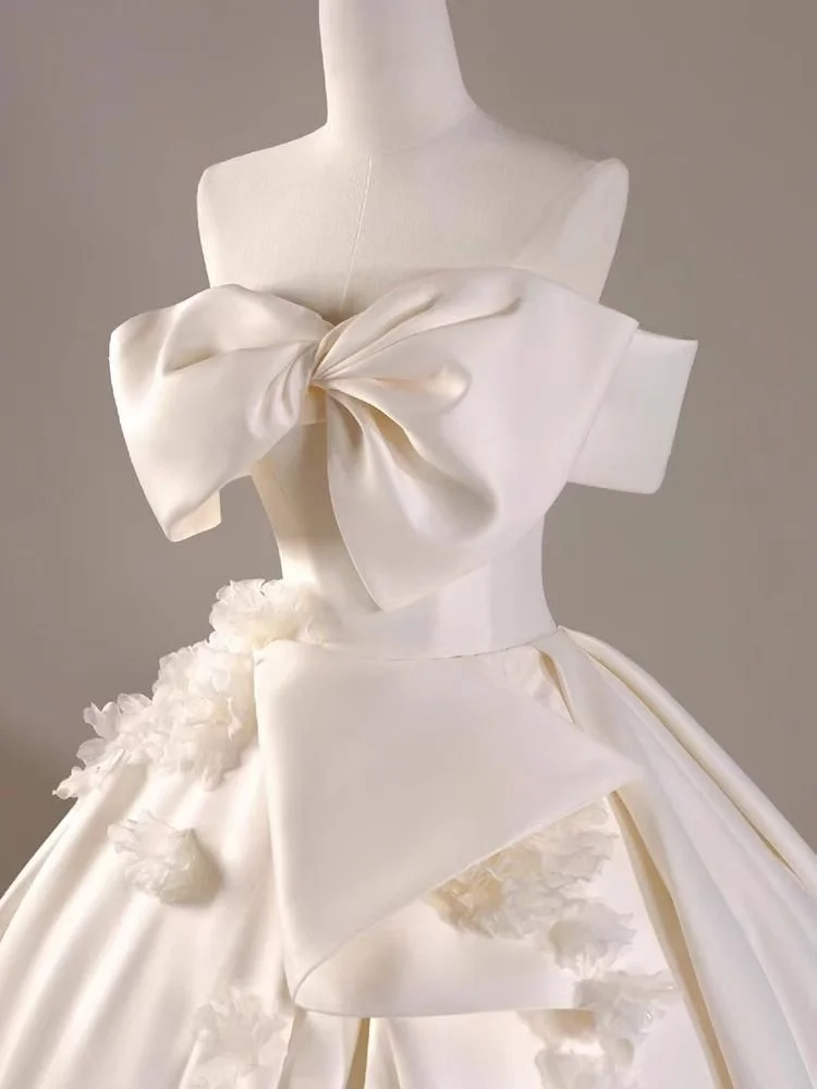 Robe de mariée élégante personnalisée pour femmes, appliques en dentelle, paillettes, tulle, patients de luxe, quelle que soit, Off The Initiated, 2025