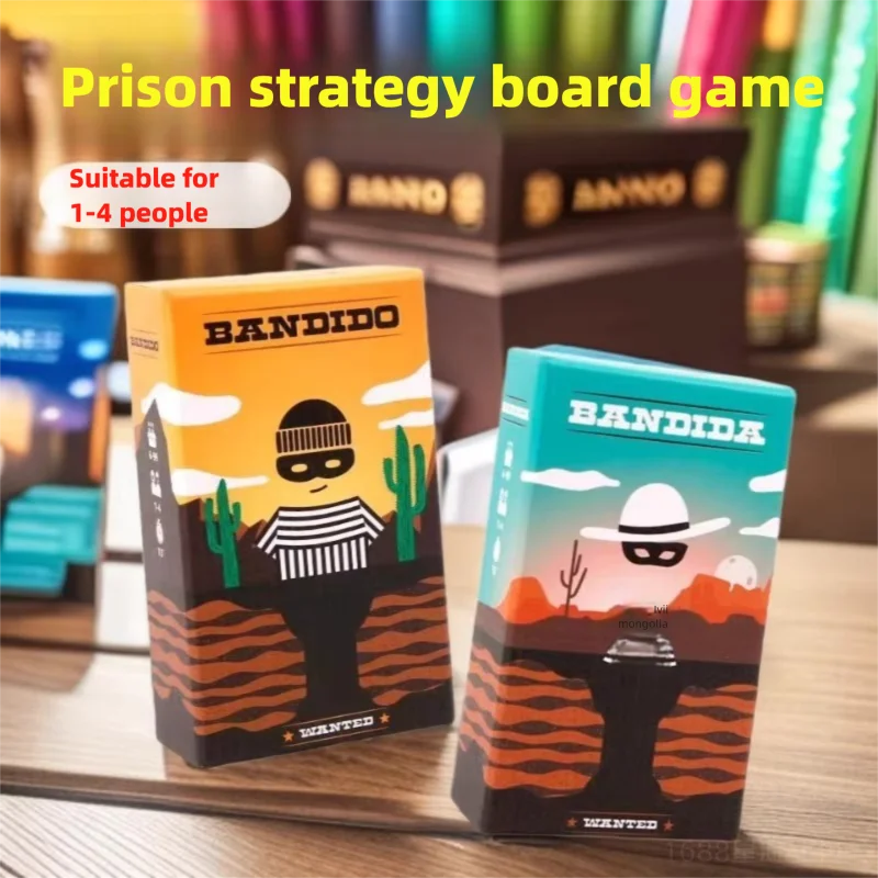 

Bandido Bandida Board Game 1-4 Players Strategy Card Game For Family Party Fun Table Game With Chinese English Guide