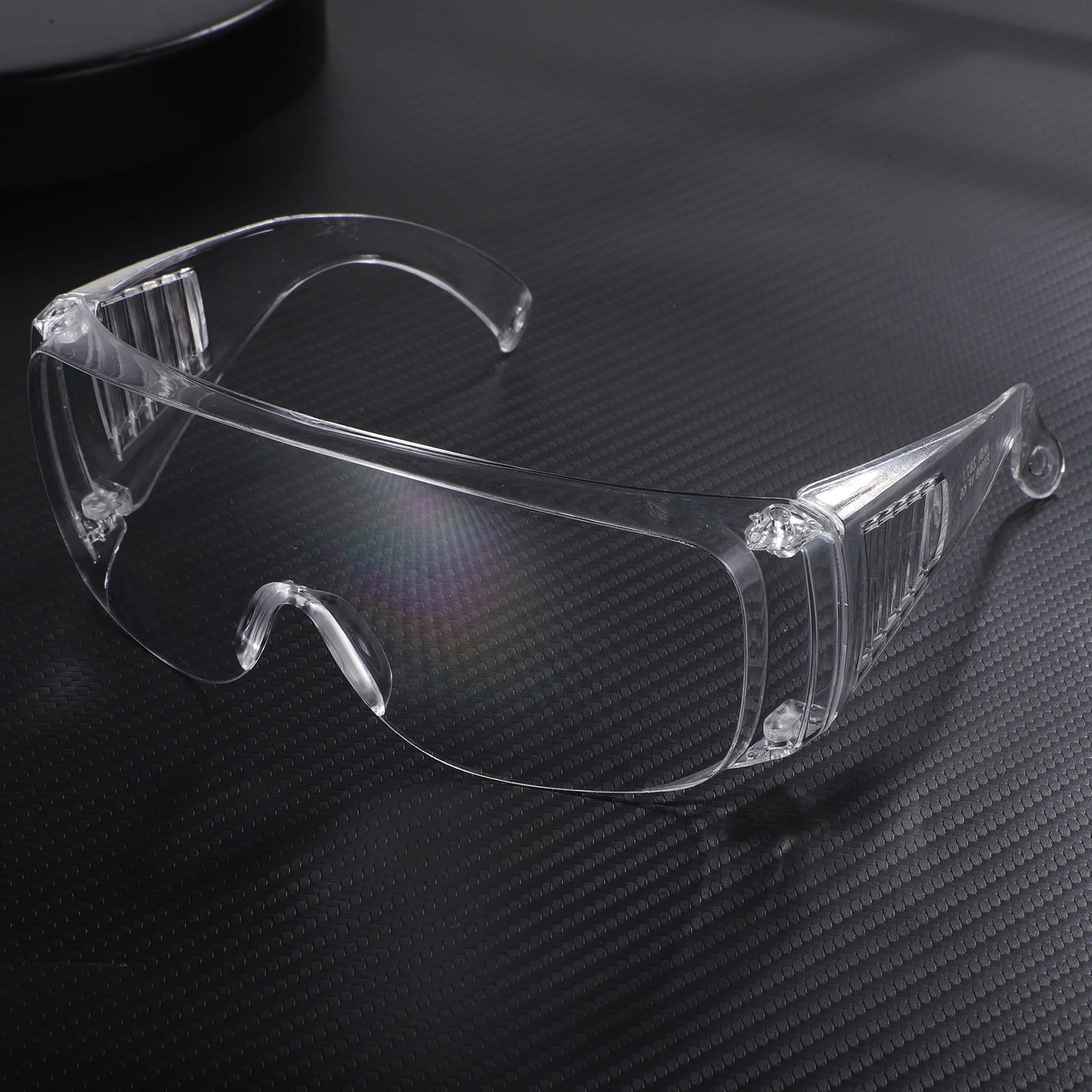 

6pcs Protective Eyewear Lab Safety Glasses Clear Ventilated Design With Side Shields For Laboratory Construction Safety Use