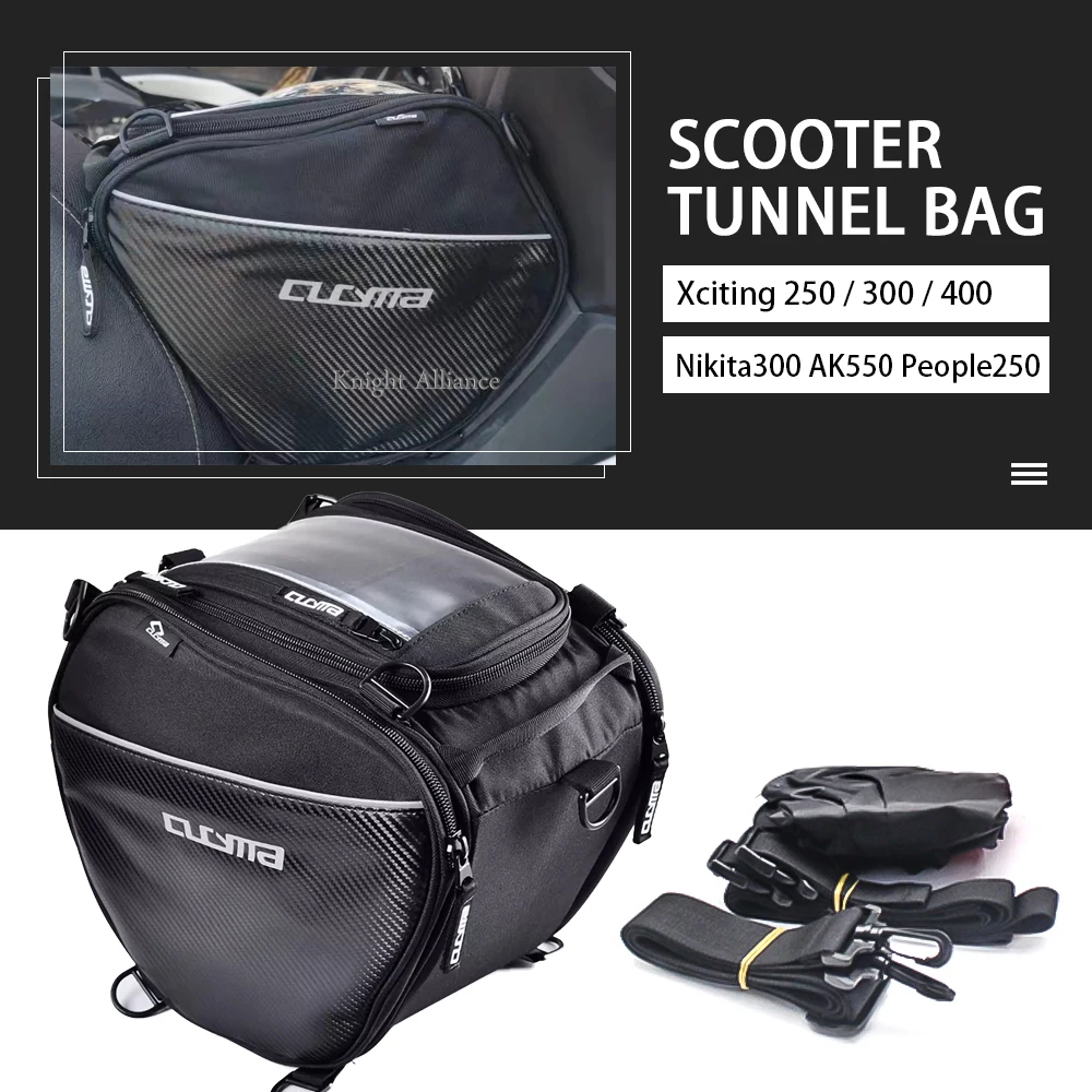 

Motorcycle Scooter Tunnel Bag Waterproof Navigation Tank Bag Tool Bags For KYMCO Nikita300 AK550 People250 Xciting 250 300 400