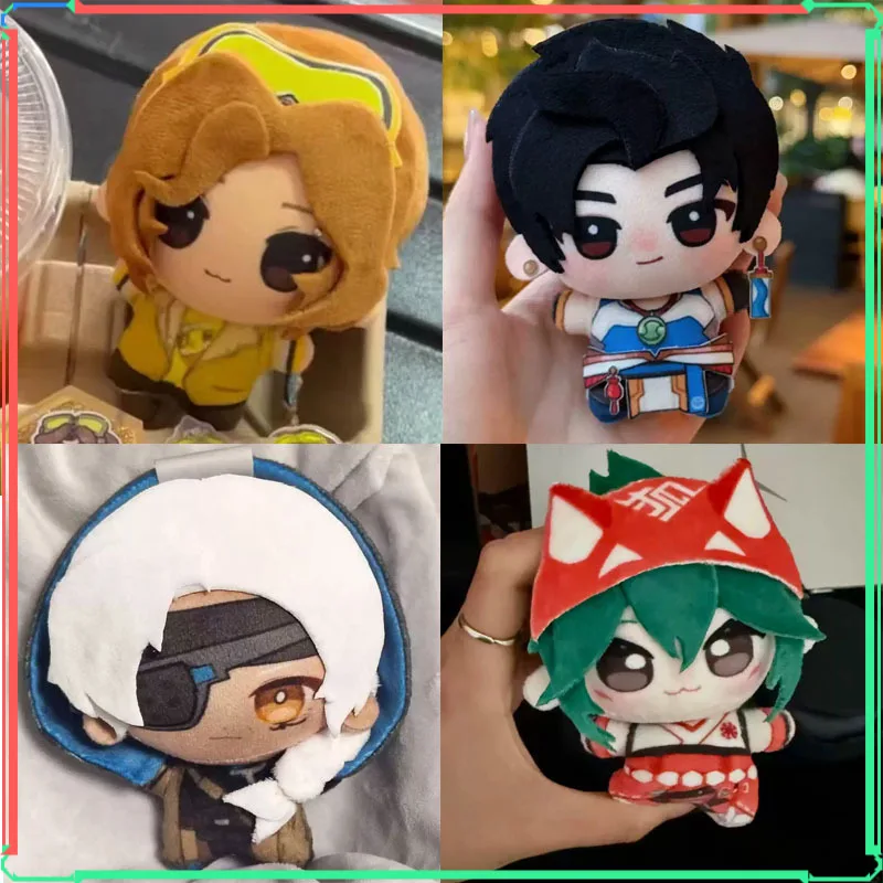 Overwatch Cotton Doll Merchandise - 10cm Ana Fan-Made Doll Printed Nunu Plush Toy Kiriko Attribute Plush Toy Gfit Hot Selling