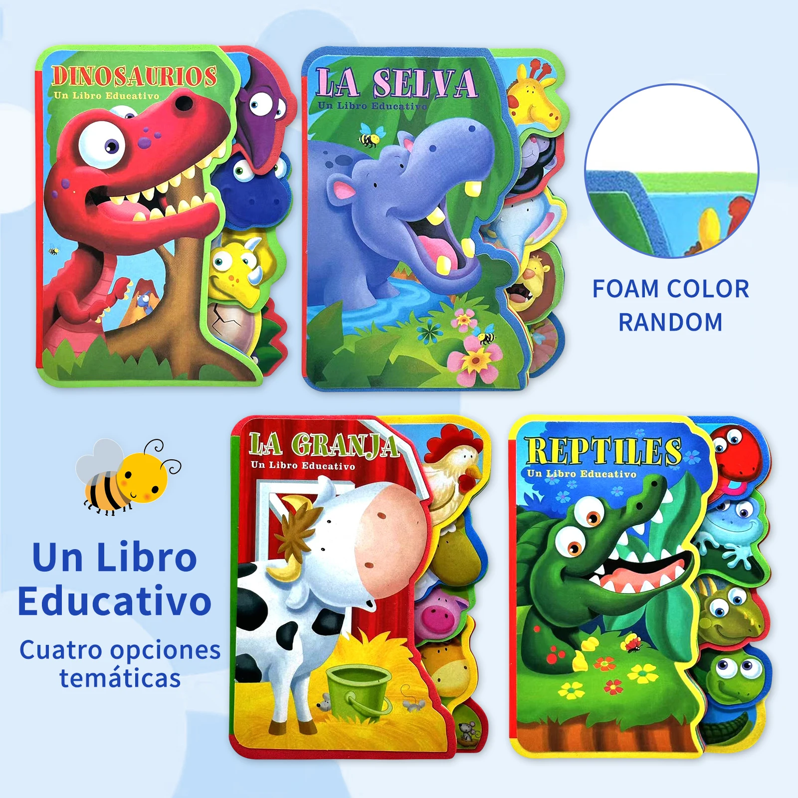 

Manga Spanish Children's Storybook Bedtime Story Light Card Book Colorful Content Educational Books School Supplies Gifts