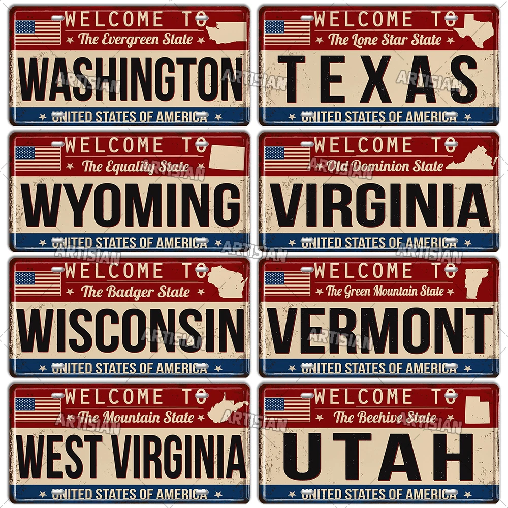 Artiser USA US Nummernschild W – Home Decor Usa Bewertung und Preis