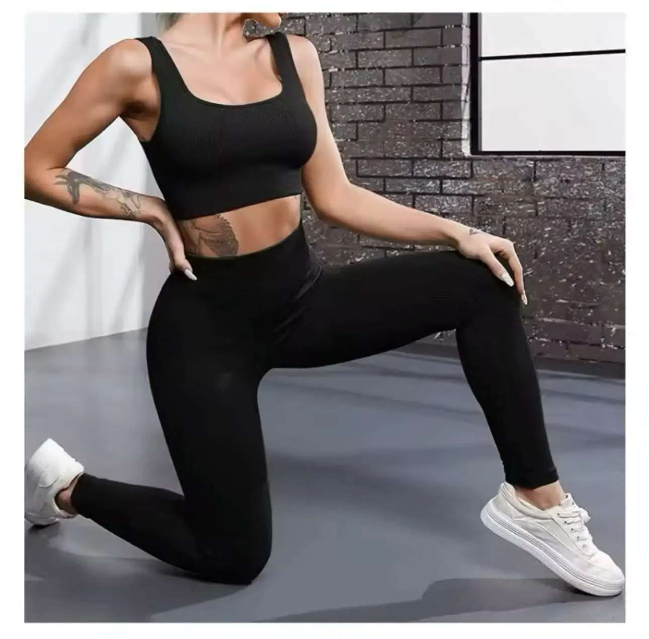 Yoga Pants Solid Color 2024 New Hip Lifting Skinny Pants Athleisure