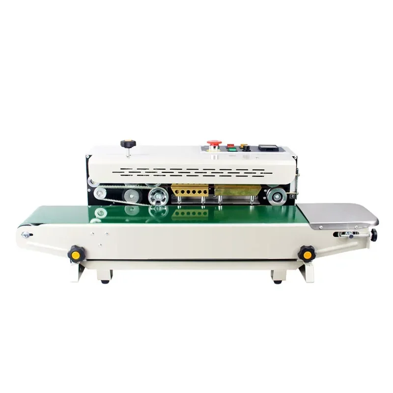Continuous Automatic Film Sealing Machine 220V/110V Aluminum Foil Bag Edge Sealer Machine FR-880 Food Film Packaging Machine