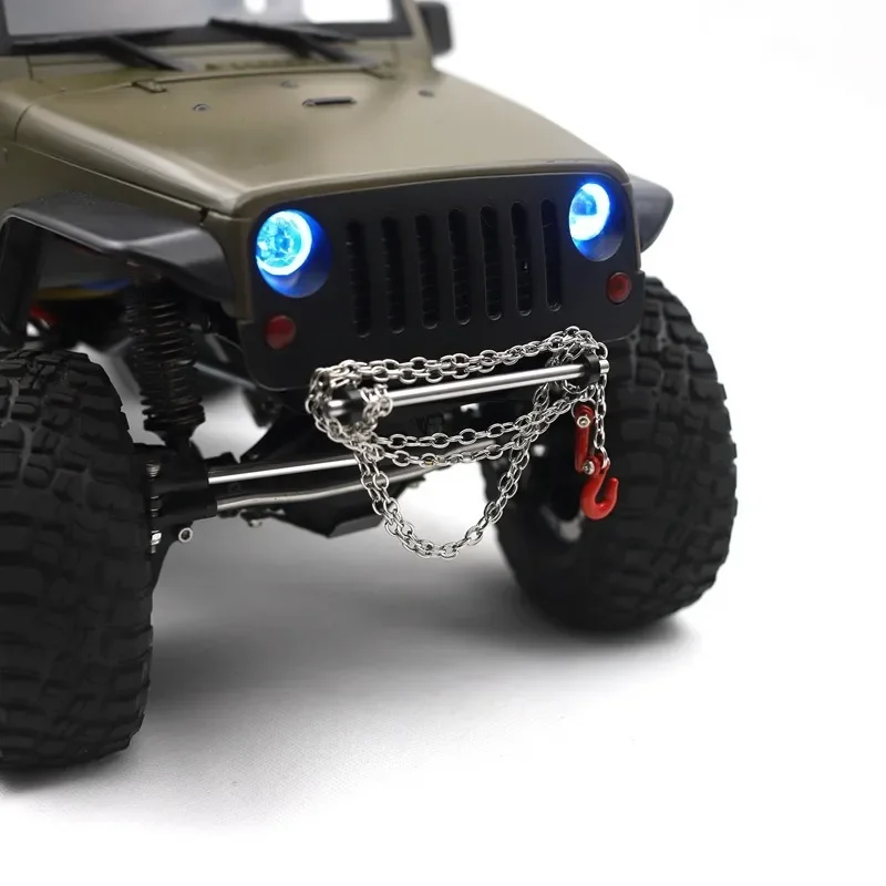 Metalowy przedni i tylny zderzak z hakiem holowniczym do podwozia Trxs TRX4 Axial SCX10 LCG 1/10 RC Crawler Części do modernizacji Akcesoria