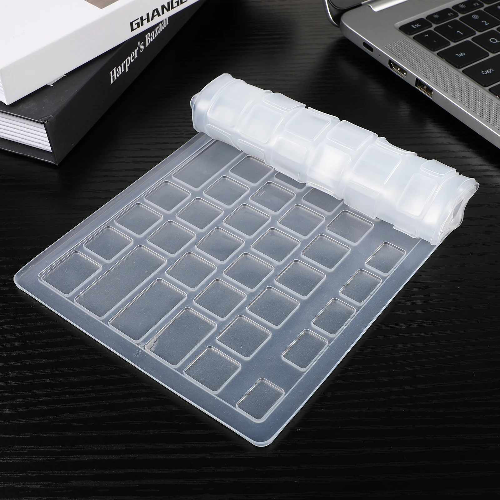 

Keyboard Protector Silicone Cover Skin Full Coverage Accessory Waterproof Simple Film