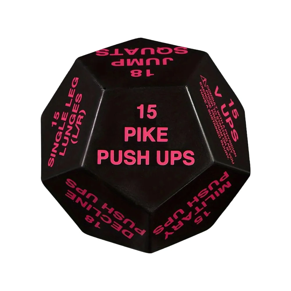 Exercise Dice For Fitness Fun Games For Group Fitness & Exercise Classes Multi-Sides Exercise Decision Stress Relief Toy