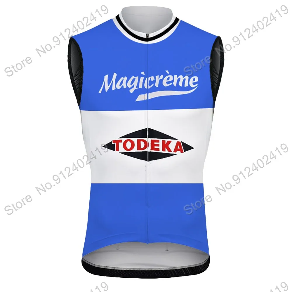 Magicreme Cycling Vest 2023 Retro Sleeveless Jersey Winter Bike Clothing Men Mountain Road Bicycle Jerseys MTB Maillot