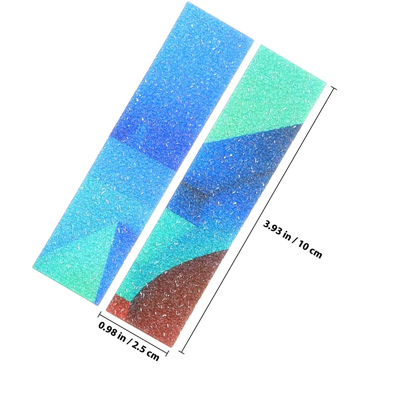 6 قطع من ملصقات الهادئة المزخرفة، شريط الضغط للشرائط الحسية، مستلزمات لاصقة للزينة #6