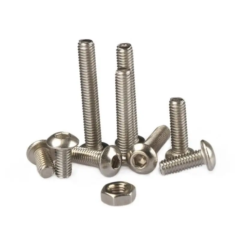 340PCS/SET M3 Stainless Steel Hex Socket Screws Nut Set With Box