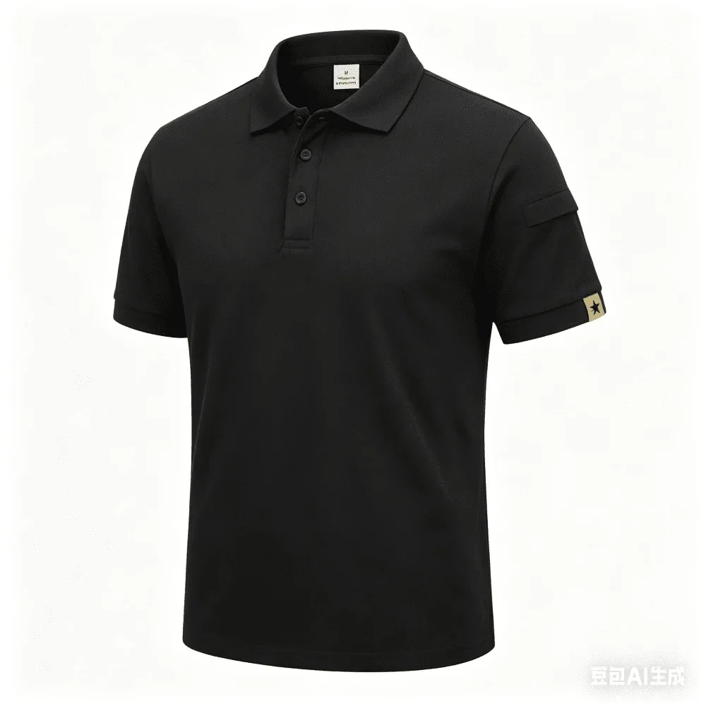 2026 Summer New Men's Lapel Short Sleeve Polo Shirt, Solid Color Business Casual Daily Top, Soft Skin-friendly Comfort Fabric