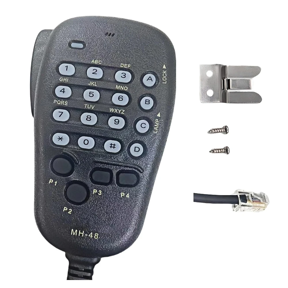 1 pc MH-48 MH-48A6J microfone de 6 pinos para yaesu FTM-100DR, FT-7900R e FT-8900R rádio microfone portátil para rádios yaesu