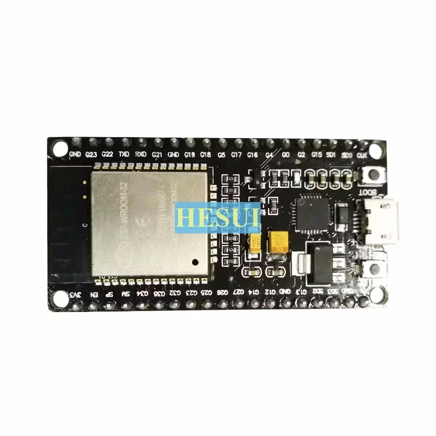 

Плата разработки модуля ESP32 ESP-WROOM-32 Двухъядерный процессор с беспроводным Wi-Fi и Bluetooth