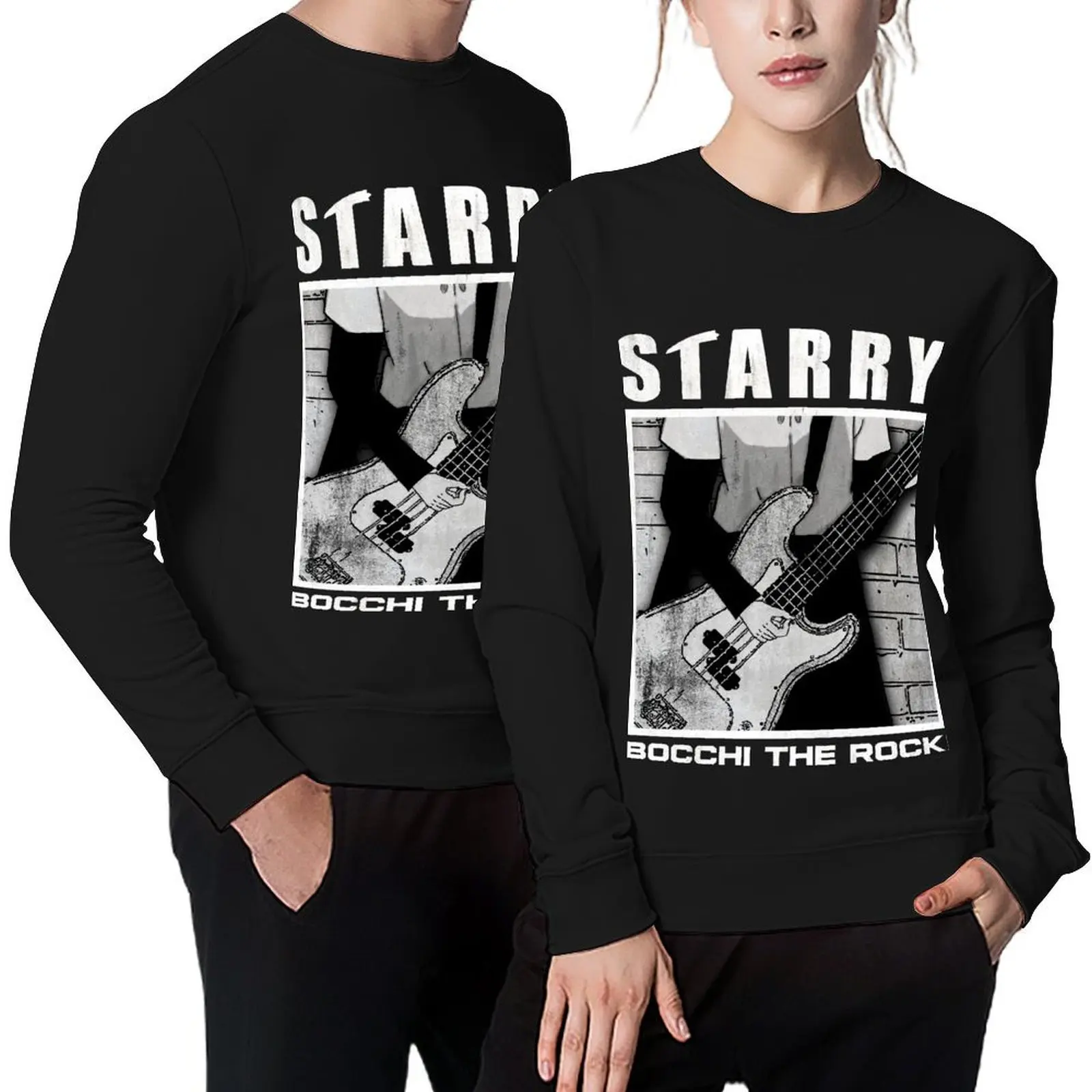 

bocchi the rock starry ryо yamada Pullover mens clothing mens clothes tracksuit men men's winter sweater anime sweatshirt