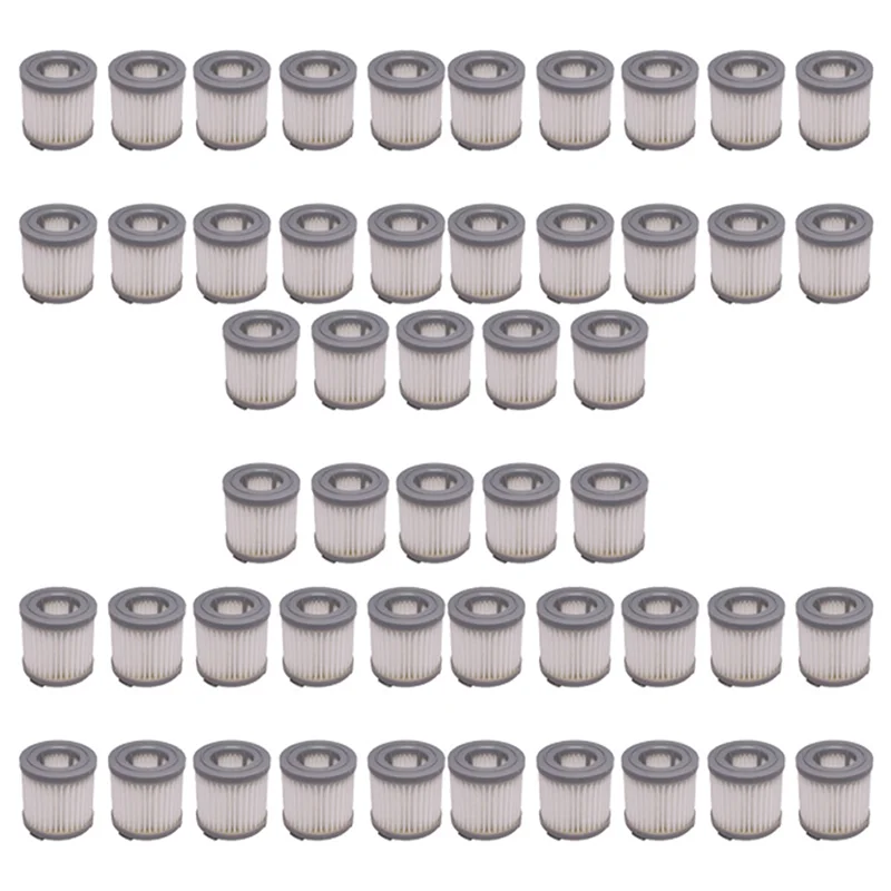 Бытовая техника 50 шт. HEPA-фильтр для Xiaomi JIMMY JV51 JV53 JV83, ручной беспроводной пылесос, аксессуары HEPA