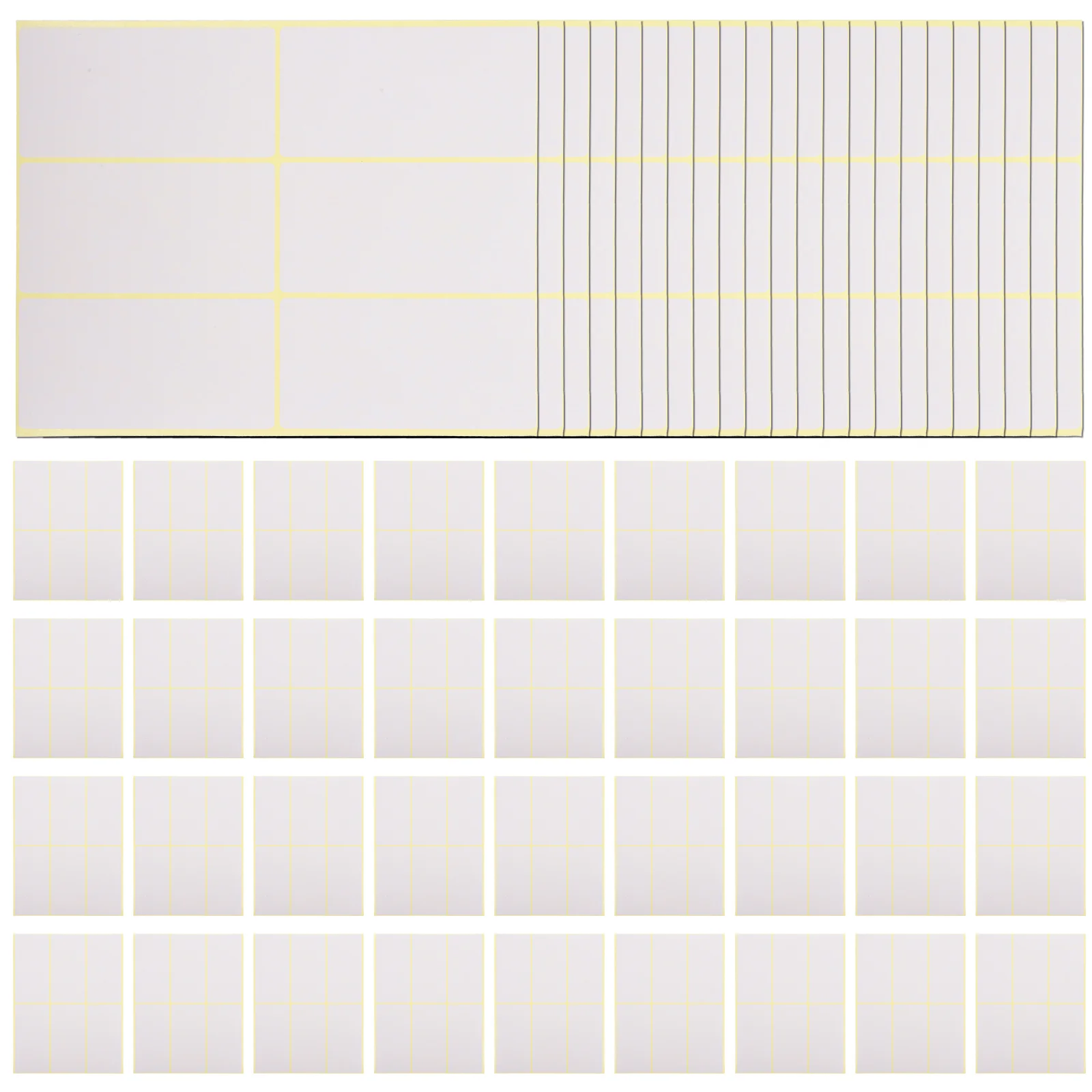 180 Pcs Stickers Garage Removable Adhesive Shipping Labels for Printer Nail Office