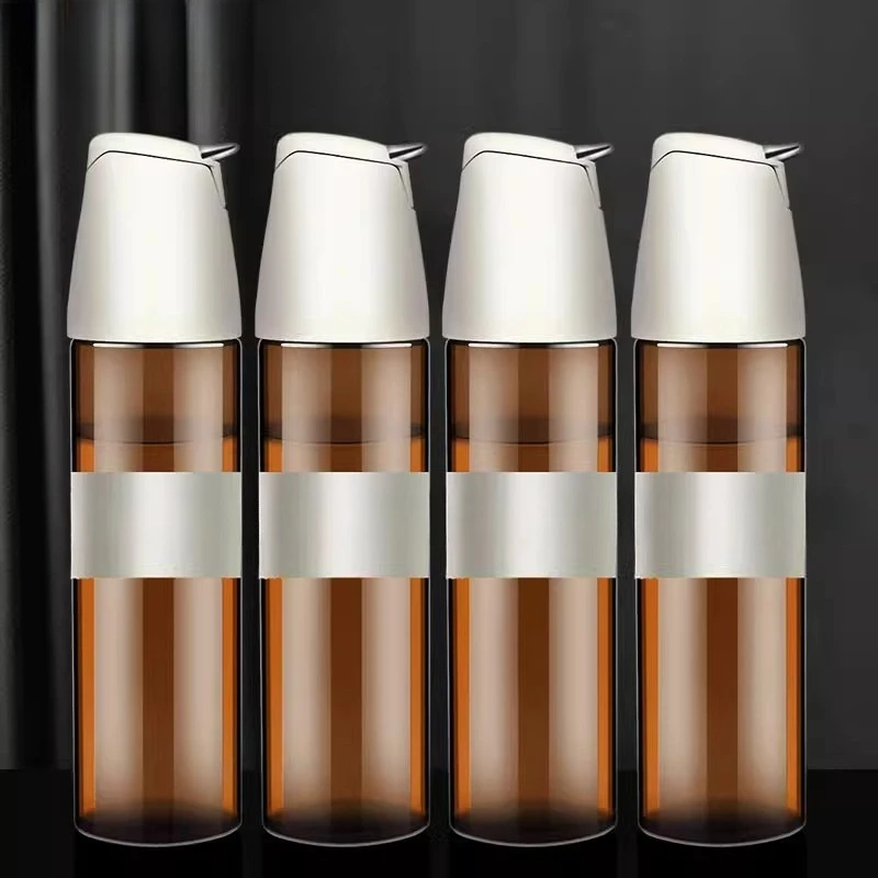 Glass oil pot, household kitchen,  soy sauce vinegar seasoning bottle, airtight leak-proof, oil tank container