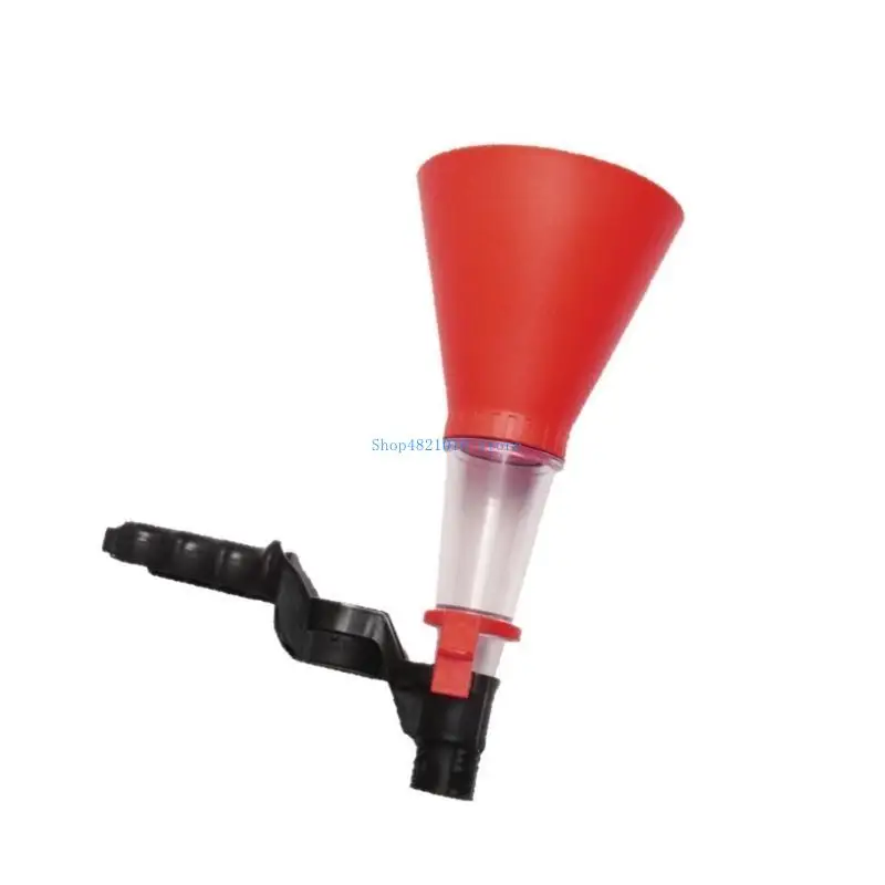 T3lf funil enchimento óleo do motor à prova vazamento funil óleo do motor universal braçadeira rápida ferramenta