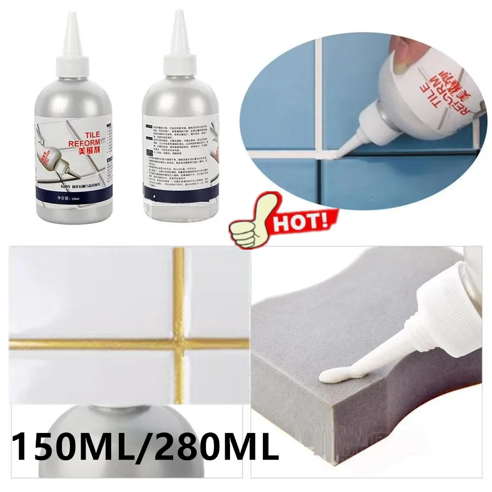 Ceramic tile sealant Waterproof White Tile Refill Grout Pen Mouldproof Filling Agent Wall Porcelain Bathroom Paint Cleaner Tile