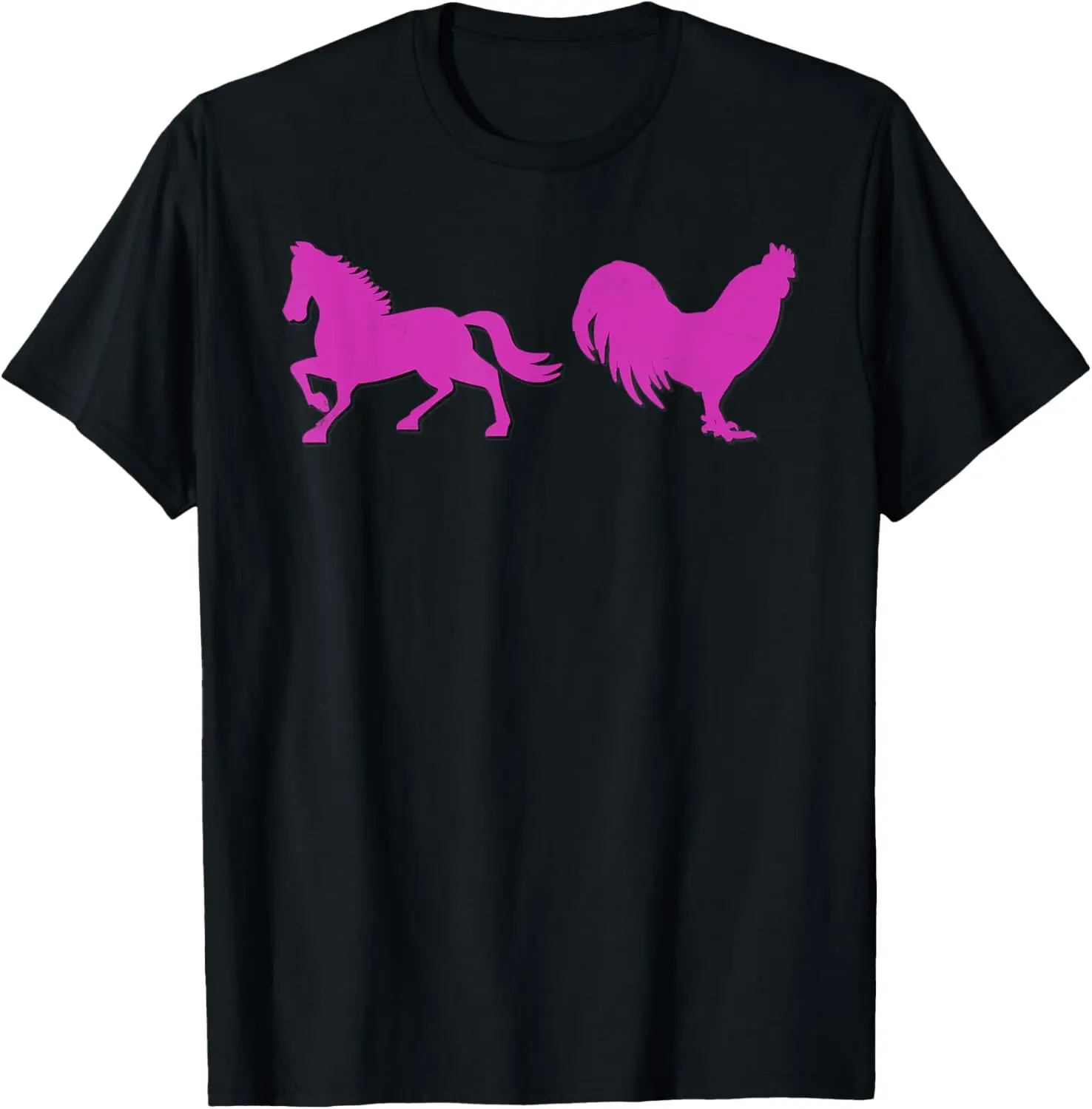 Funny Horse Cock Silhouette adult humor T-Shirt