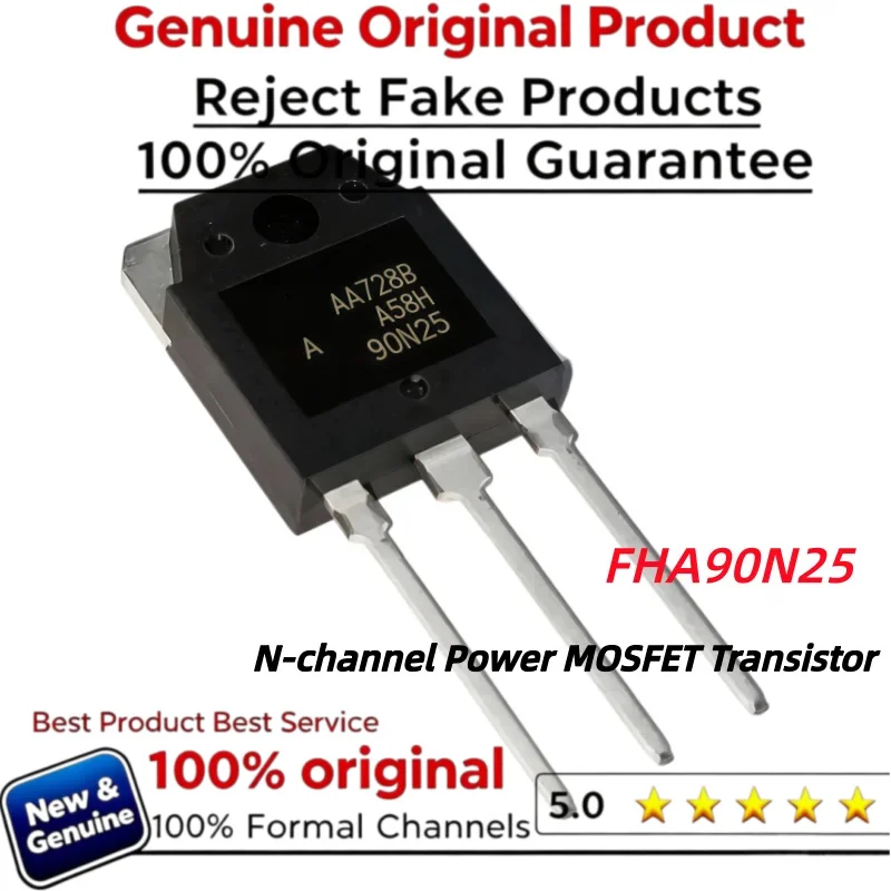 5-10-20PCS 100% New Original FHA90N25 90N25 FHA90N25W N-channel Power MOSFET Transistor TO-3P 250V 90A