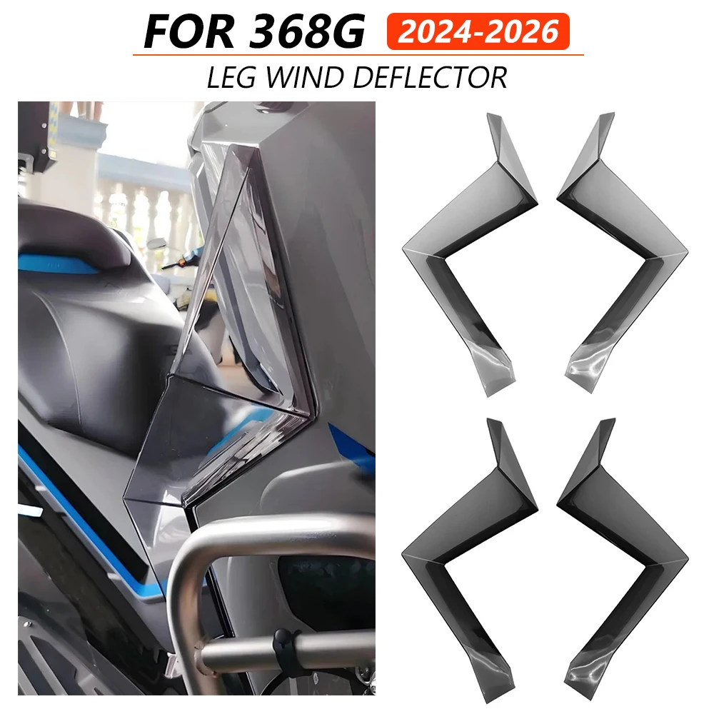 

Motorcycle Air Deflectors Side Windshield Side Wind Deflector ide Leg Fairing Decorate For ZONTES 368G 368 G 2024 2025 2026