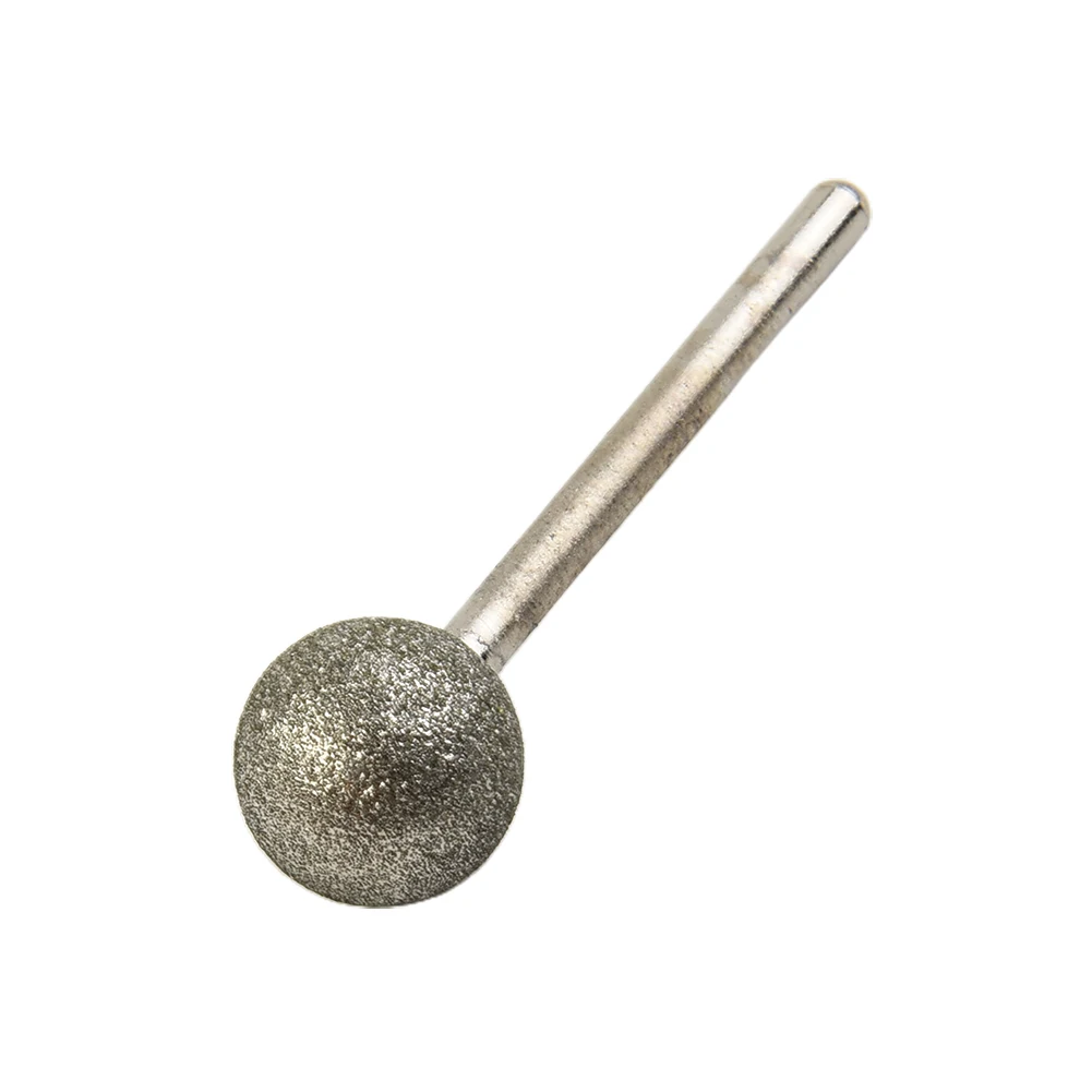 Useful New Practical for durable Diamond Round Ball Burr Drill Bit Grinding Needle Head Kit 4-12mm 4/5/6/8/10/12mm