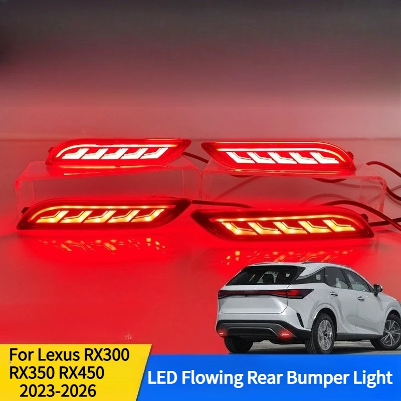 For Lexus RX300 RX350 RX450 2023-2026 Rear Bumper Light Upgrade LED Brake Warning Light Navigation Light Car Accessories