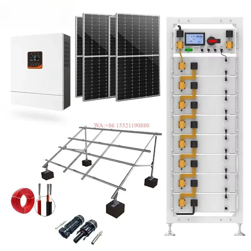 WMWMNU for 5kw 10kw 15kw 20KW Off Grid Solar System 10-30KW MPPT Lithium Ion Home Power System Complete Set