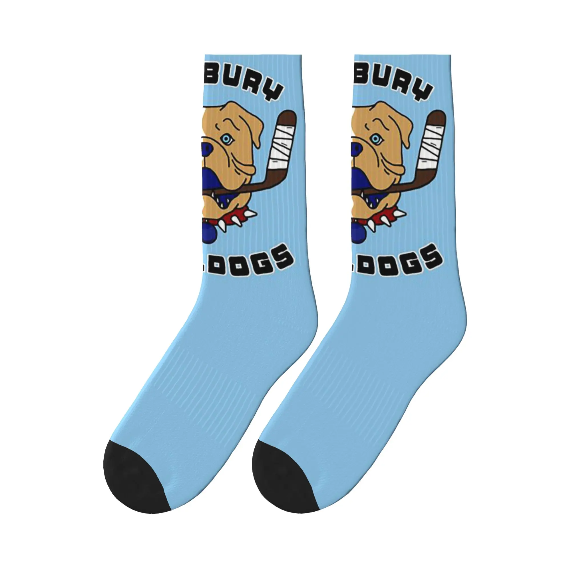 

Спортивные носки с логотипом Sudbury Bulldogs - Shoresy, впитывающие пот, всесезонные носки для мужчин и женщин, подарки для мужчин и женщин