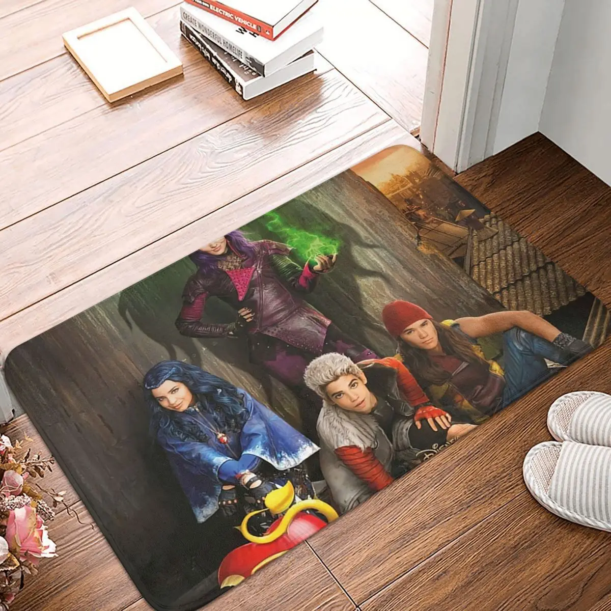 Descendants Non-slip Doormat Floor Mat Absorbent Mat Carpet Rug for Kitchen Entrance Home Bedroom Footpad Mats