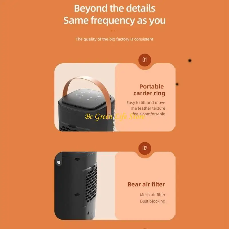 M7DFデスクトップヒーターパワフルな1000Wファンヒーター電気室ヒーターエアウォーマー