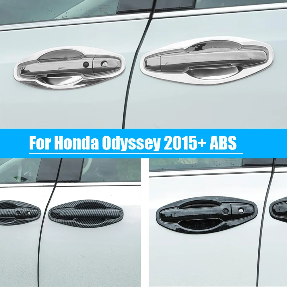 

For Honda Odyssey 2015 - 2022 accessories ABS Chrome Car Door protector handle / Bowl frame Cover Trim Car Styling