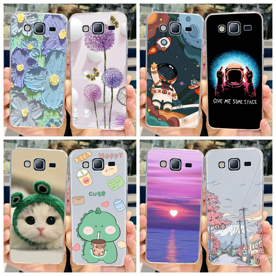 For Samsung Galaxy J7 Core Case J7 Neo Luxury Painted Back Cover Soft TPU Phone Case For Samsung J7 Nxt J7Core J700F J701F Coque