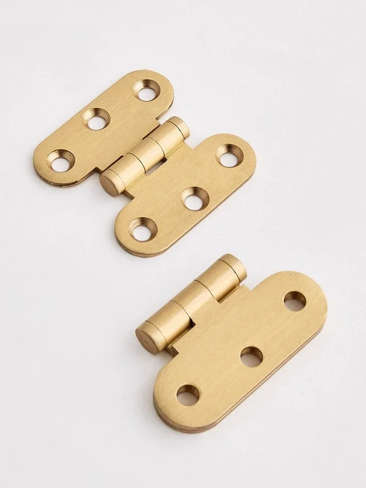 yesBrass  butterfly folding hinge hinge antique furniture small loose-leaf child and mother wardrobe door flat folding