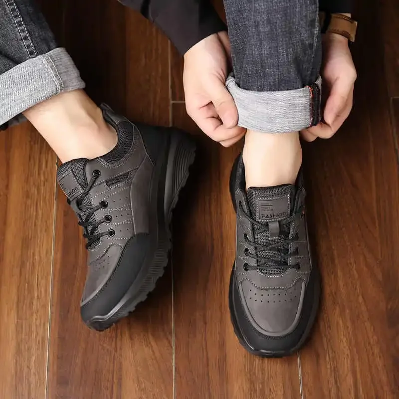 

Легитимные кожаные кроссовки на высокой платформе, размер 48, повседневные красочные кроссовки, мужская повседневная обувь, спортивная обувь Due To Sapa из Китая в предложениях