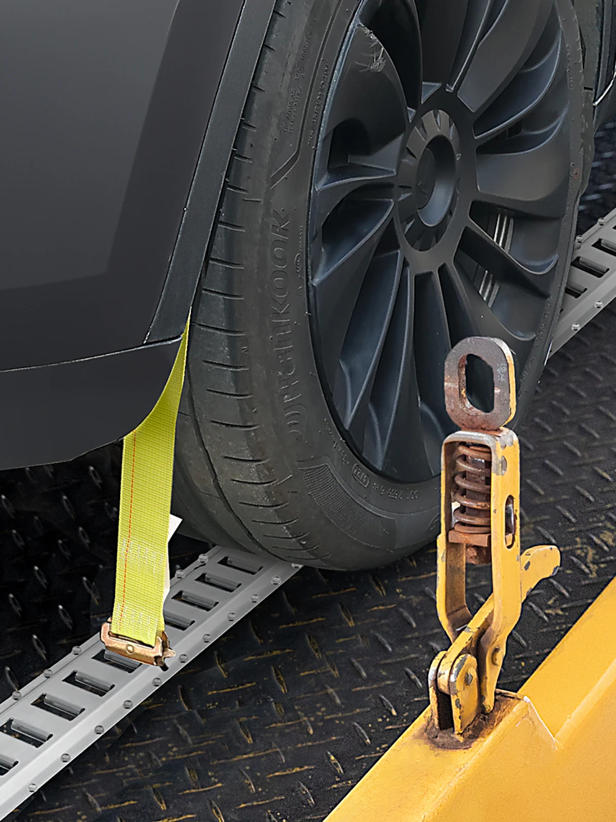 SucceBuy Universele E-Track Tie-Down Rail Kit W/8 Stalen Rails 2 Enkele Slots 8 O-Ringen Tie-Offs Trailer Auto Beveiligen Accessoires - afbeelding 2