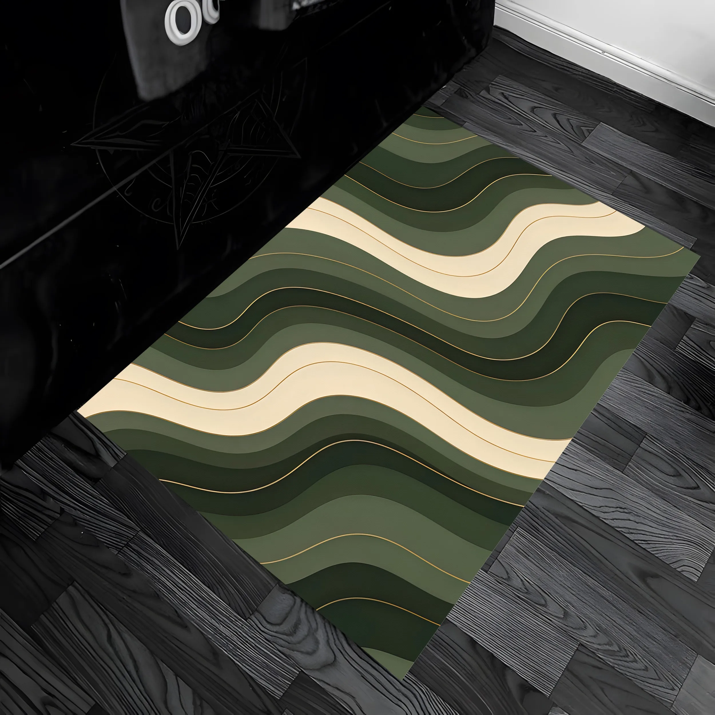Interior Design Your Home - Les rayures ondulées en blocs de