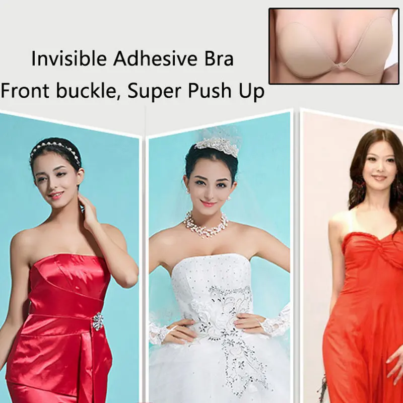 Self-Adhesive Silicone Nipple Covers for Women - Invisible Push-Up Bra Pads, Reusable & Seamless Stick-On Nipple Tape